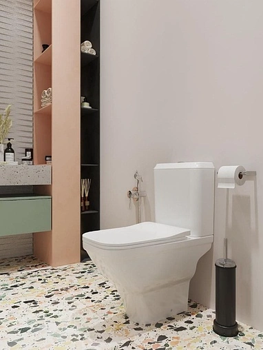 Унитаз-компакт безободковый Santek Лайн rimless белый 1WH501573