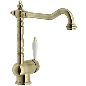 Смеситель для кухни Nobili Antica бронза/белый AT18513BR, 1