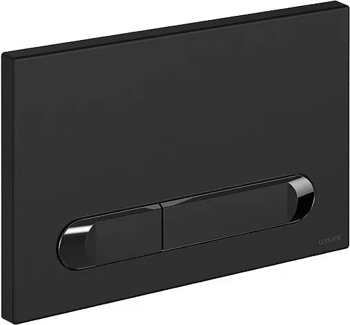 Клавиша смыва для унитаза Cersanit Estetica 64112 черный матовый