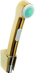 Гигиенический душ с держателем Hansgrohe полированное золото 32129990, 1
