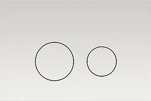 Клавиша смыва для унитаза Aquatek KDI-0000007 белый глянцевый Клавиша смыва для унитаза Aquatek KDI-0000007 белый глянцевый, 1