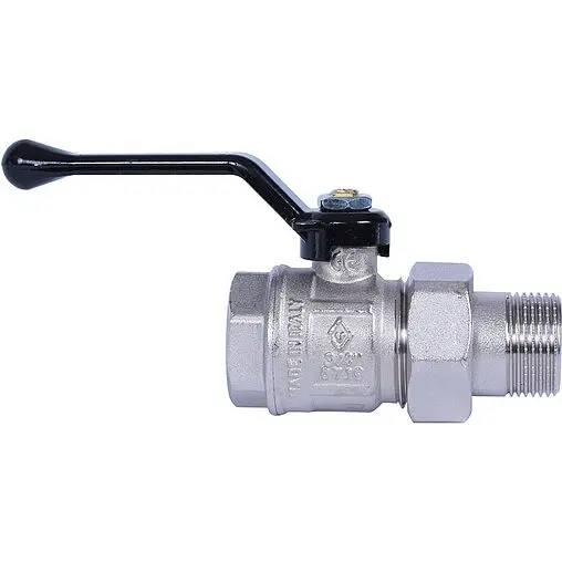 Кран шаровый с американкой ¾"в x ¾"н Bugatti New Jersey 09200004