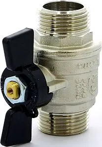 Кран шаровый 1&quot;н x 1&quot;н Bugatti Oregon 03270032, 5