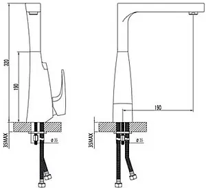 Смеситель для кухни Lemark Shift хром LM4305C Смеситель для кухни Lemark Shift хром LM4305C, 2