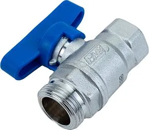 Кран шаровый с американкой ¾"в x ¾"н синий Far FS 3079 34BC Кран шаровый с американкой ¾"в x ¾"н синий Far FS 3079 34BC, 5