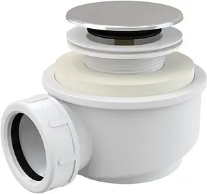 Сифон для душевого поддона AlcaPlast хром A476 Сифон для душевого поддона AlcaPlast хром A476, 1