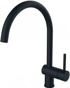 Смеситель для кухни Paffoni Light чёрный матовый LIG280NO Смеситель для кухни Paffoni Light чёрный матовый LIG280NO, 1