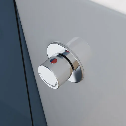 Унитаз подвесной безободковый с функцией биде и встроенным смесителем BelBagno Due белый BB3103CHR-BS/SC