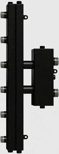 Распределительный коллектор 3 контура с гидрострелкой 1¼&quot;н x 1&quot;н Север-V3 1925012