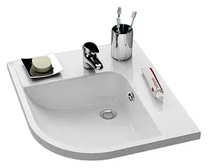 Раковина Ravak BeHappy 50 R белый XJAP1100000, 1