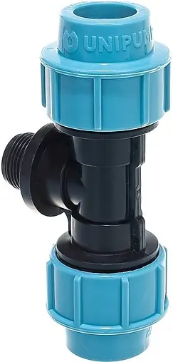 Тройник компрессионный переходной 25мм x ¾"н x 25мм Unipump 75982