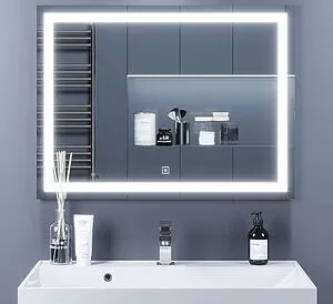 Зеркало с подсветкой Uperwood Tanos 80 с подогревом белый/серебро 291020222 Зеркало с подсветкой Uperwood Tanos 80 с подогревом белый/серебро 291020222, 3