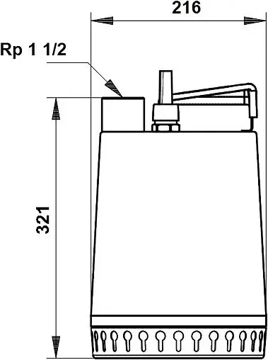 Насос дренажный Q=14м³/ч H=10м Grundfos UNILIFT AP12.404.3 96011024