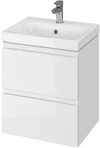 Тумба-умывальник подвесная Cersanit Moduo 50 белый 64139+, 1