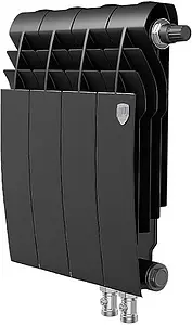 Радиатор биметаллический 4 секции нижнее правое подключение Royal Thermo BiLiner VD 350 Noir Sable RTBNSVDR35004 Радиатор биметаллический 4 секции нижнее правое подключение Royal Thermo BiLiner VD 350 Noir Sable RTBNSVDR35004, 1