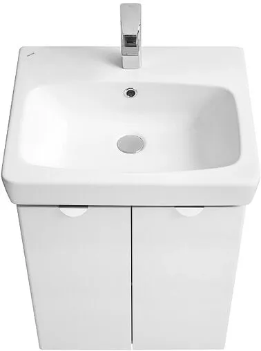 Тумба под умывальник подвесная Aquaton Скай PRO 55 белый глянец 1A238101SY010