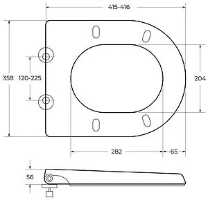 Крышка-сиденье для унитаза с микролифтом Cezares Giubileo белый CZR-6045-SC Крышка-сиденье для унитаза с микролифтом Cezares Giubileo белый CZR-6045-SC, 2