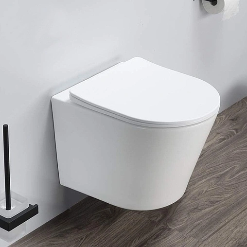 Унитаз подвесной безободковый Comforty белый матовый 105MW