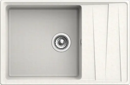Мойка кухонная GranFest Level LV-760L белый