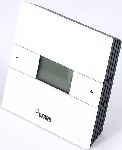 Проводной комнатный терморегулятор НЗ 24В Rehau Nea H белый 13360241001