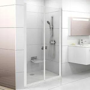 Дверь в нишу 1000мм прозрачное стекло Ravak Chrome CSDL2-100 0QVAC10LZ1, 3