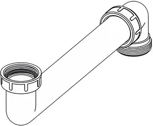 Отвод регулируемый AlcaPlast P109, 2