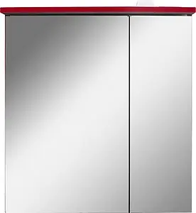 Шкаф-зеркало Am.Pm Spirit 2.0 60 R красный глянец M70AMCR0601RG Шкаф-зеркало Am.Pm Spirit 2.0 60 R красный глянец M70AMCR0601RG, 1