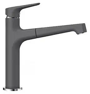 Смеситель для кухни с выдвижным изливом Blanco Felisa-S тёмная скала 520346, 1