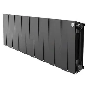 Радиатор биметаллический 16 секций Royal Thermo PianoForte 300 Noir Sable RTPB3030016, 1