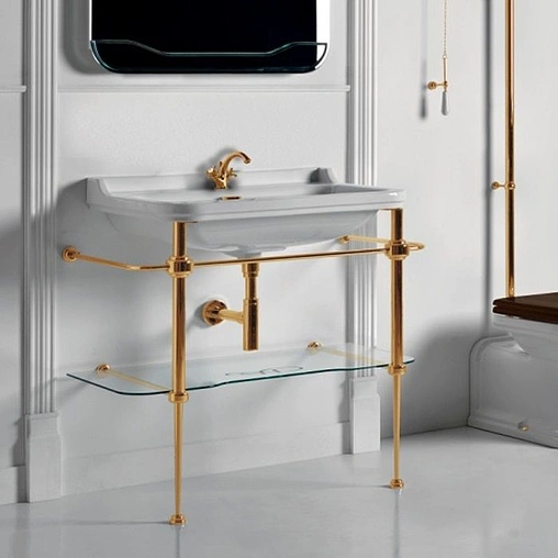 Раковина Kerasan Waldorf 100 белый 4142K1bi/cr*3