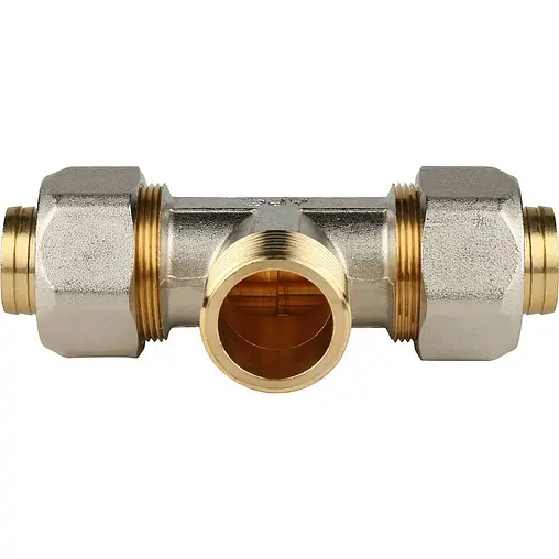 Тройник компрессионный переходной 32мм x 1"н x 32мм APE 733L 1x32