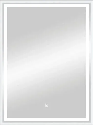 Зеркало с подсветкой Continent Fancy Led 60x80 с бесконтактным сенсором, с подогревом белый ЗЛП1833