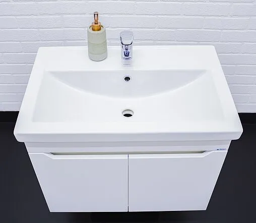 Тумба-умывальник подвесная Айсберг Мечта 70 белый DM2324T+4620008197746