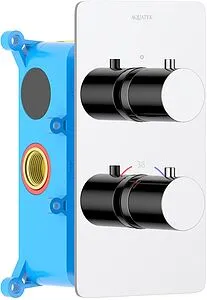 Термостат для 2 потребителей Aquatek Европа хром AQ1392CR Термостат для 2 потребителей Aquatek Европа хром AQ1392CR, 1