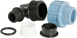 Уголок компрессионный переходной 25мм x ½&quot;н Unipump 93689, 2