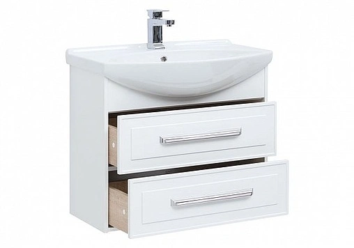 Тумба под умывальник Aquanet Остин 75 белый 00203917