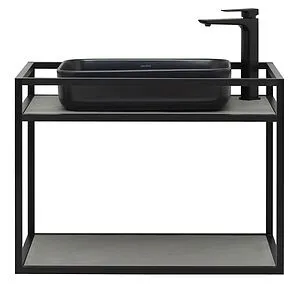 Консоль подвесная Allen Brau Liberty 75 чёрный браш 1.33001.BB, 4