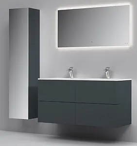 Тумба-умывальник подвесная Am.Pm Spirit 2.0 120 графит M70AFHD1202GM+M70AWCD1202WG Тумба-умывальник подвесная Am.Pm Spirit 2.0 120 графит M70AFHD1202GM+M70AWCD1202WG, 5