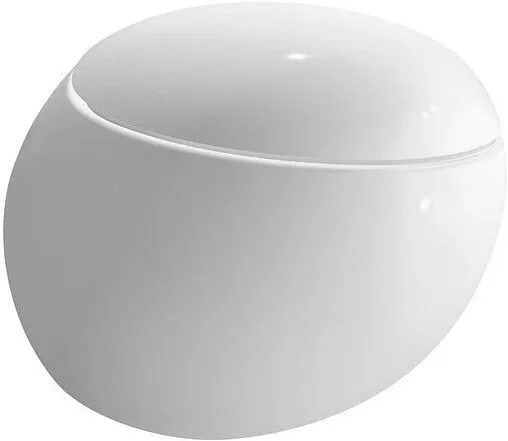Унитаз подвесной безободковый Laufen Alessi One Rimless c покрытием LCC белый 8.2097.1.400.000.1