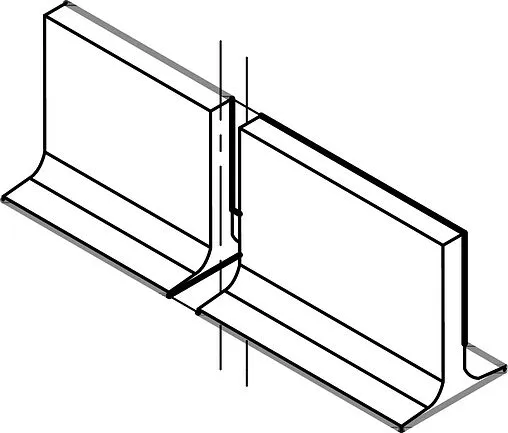 Профиль деформационного шва 80x10мм x 1,8м Viega Fonterra 1275 609542