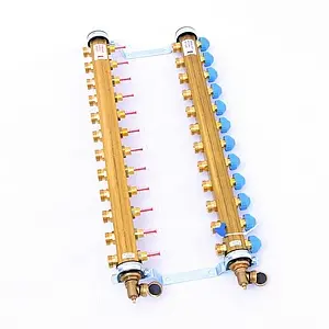 Группа коллекторная с расходомерами 12 отводов 1"в/в x ¾"ек Watts HKV/T 10004206 Группа коллекторная с расходомерами 12 отводов 1"в/в x ¾"ек Watts HKV/T 10004206, 4