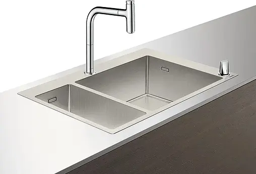 Мойка кухонная с встроенным смесителем Hansgrohe C71-F655-09 75x50 хром 43206000