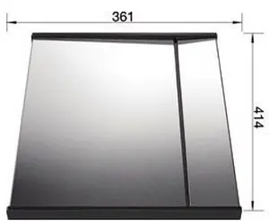 Поддон специальный со стоком для воды Blanco нержавеющая сталь 223067, 2