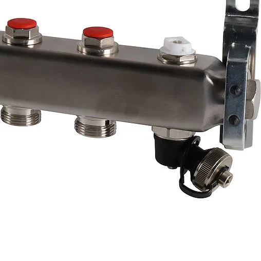 Группа коллекторная без расходомеров 9 отводов 1"в/в x ¾"ек Rommer RMS-3201-000009