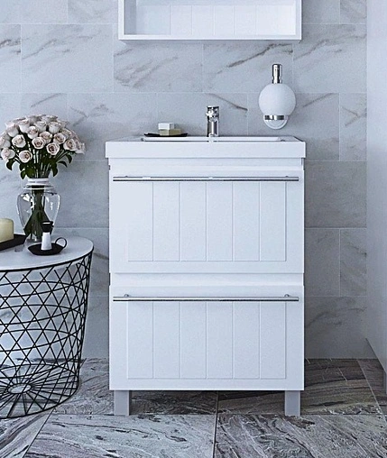 Тумба-умывальник напольная Milardo Magellan 60 белый MAG60W0M95+0016000U28