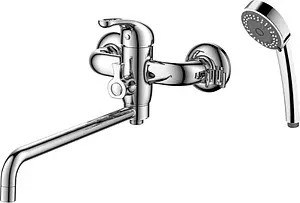 Смеситель для ванны с длинным изливом D&K Rhein Eucharius хром DA1373301 Смеситель для ванны с длинным изливом D&K Rhein Eucharius хром DA1373301, 1