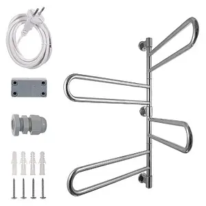 Полотенцесушитель электрический U-образный Energy U-G4 полированная сталь, 2