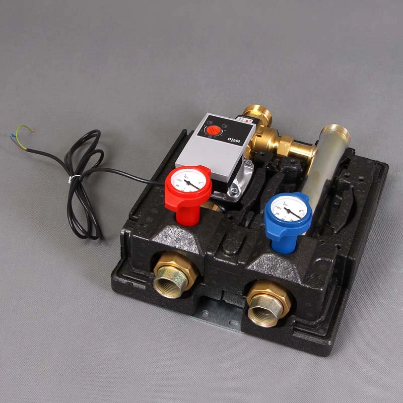 Насосный модуль с термостатическим смесительным клапаном 1½&quot;н х 1&quot;в WATTS HKF25 10027335 с насосом Wilo Yonos Para 25/6 180