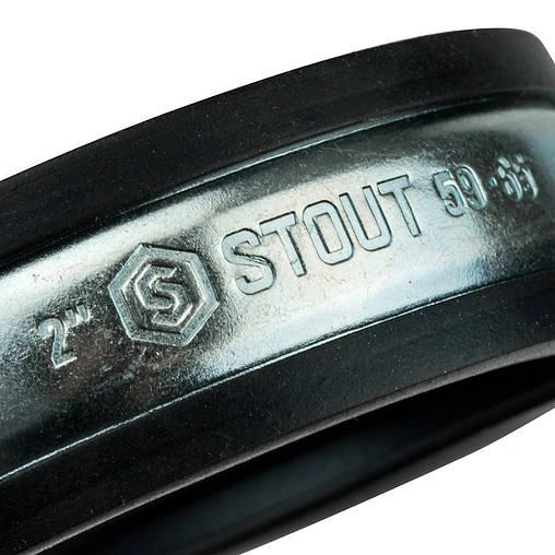 Хомут сантехнический обрезиненный 2&quot; (59-65мм) Stout SAC-0020-000002