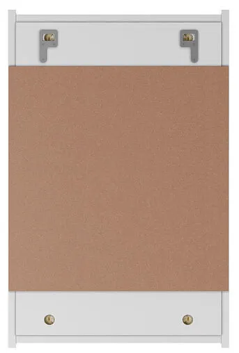 Шкаф-зеркало Айсберг Норма 45 белый DA1634HZ